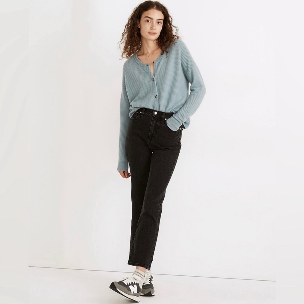 NWT Madewell Slim Demi-Boot Jeans in Lunar Wash 27 Petite